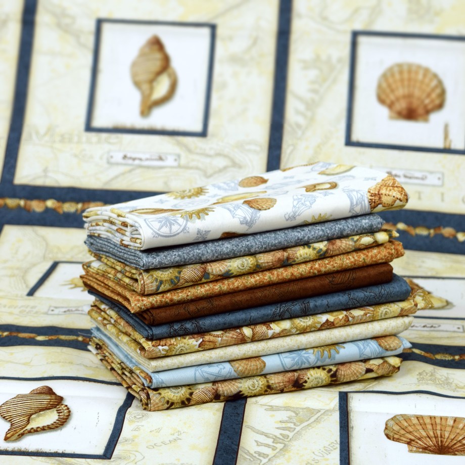 Sea Treasure_Stack on panel