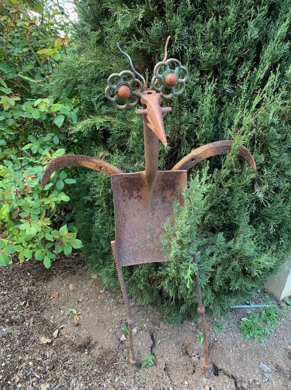 Big Rusty in the Garden